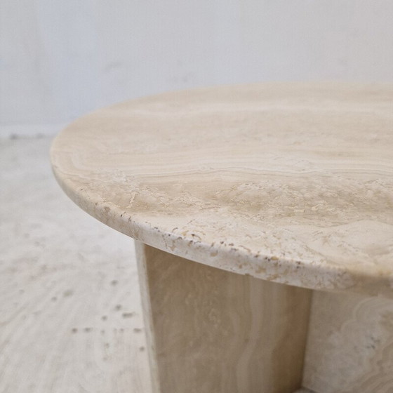 Image 1 of Vintage travertine coffee table, Italy 1980