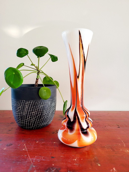 Vase en verre de Murano, Mid Century, Carlo Moretti, Italie, années 1950-60