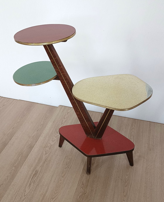 Image 1 of Fifties plant table with four tiers