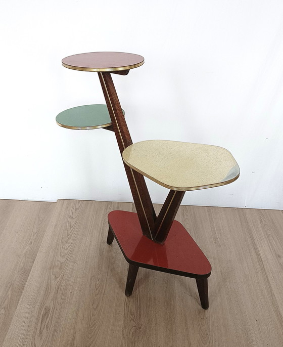 Image 1 of Fifties plant table with four tiers