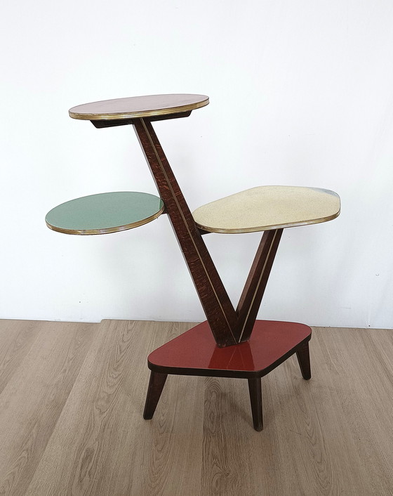 Image 1 of Fifties plant table with four tiers