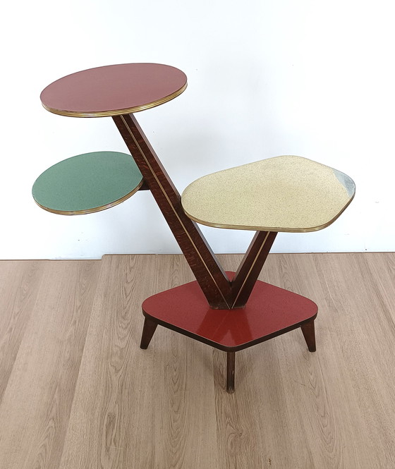 Image 1 of Fifties plant table with four tiers