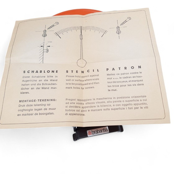 Image 1 of Vintage Brabantia Wall Kitchen Scales, 1970sS