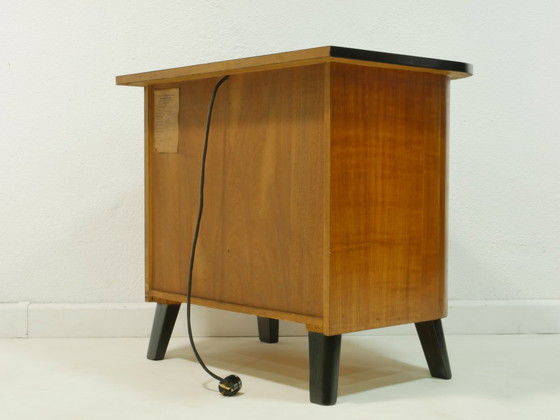 Image 1 of Vintage TV cabinet with bar compartment, 60s, Germany