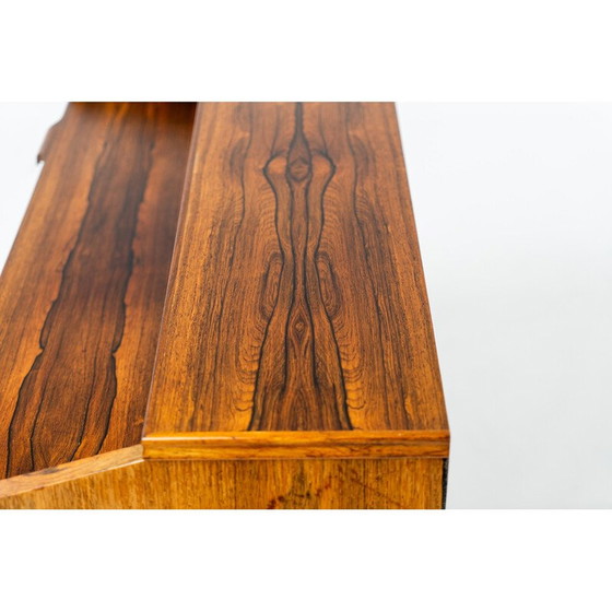 Image 1 of Vintage rosewood secretary by Borge Hansen for Riis Antonsen, Denmark 1950s