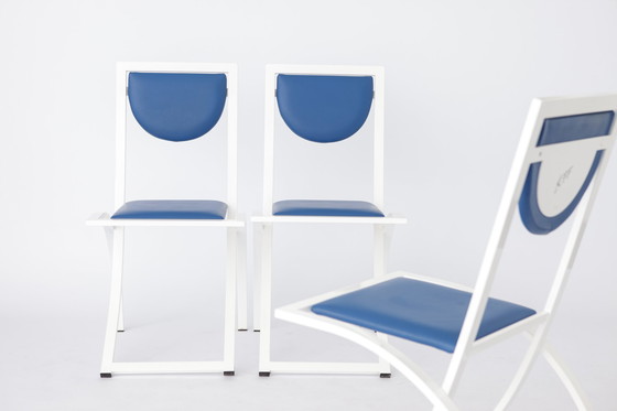 Image 1 of 7 Dining Chairs by Karl Friedrich Förster for KFF Germany, 1980s, Set of 7