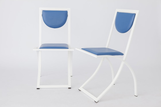 Image 1 of 7 Dining Chairs by Karl Friedrich Förster for KFF Germany, 1980s, Set of 7