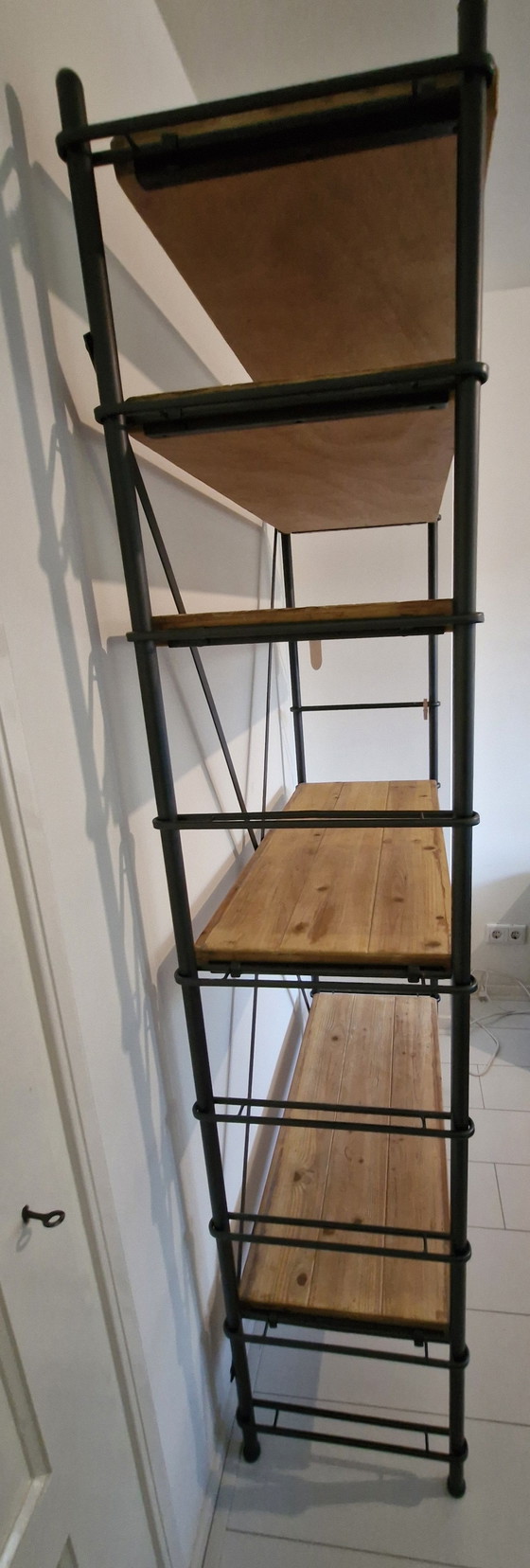 Image 1 of Dutchbone Industrial Wooden Bookcase