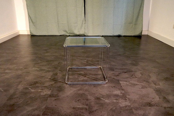 Image 1 of Graphic Isocele coffee table by Max Sauze, France, 1970s