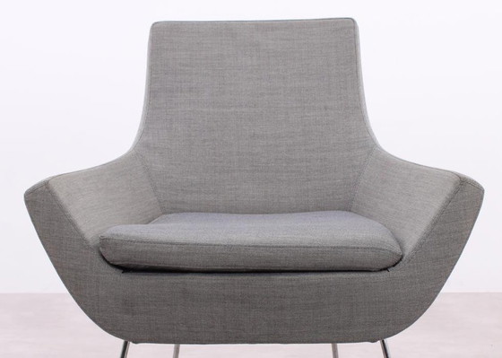 Image 1 of 4X Swedese Happy Easy Low Back Armchair Gray