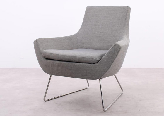 Image 1 of 4X Swedese Happy Easy Low Back Armchair Gray