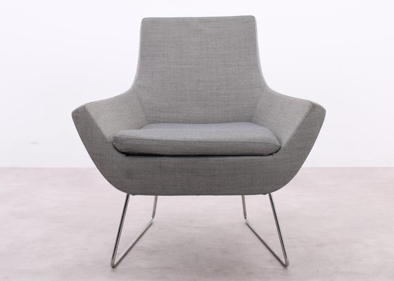 Image 1 of 4X Swedese Happy Easy Low Back Armchair Gray