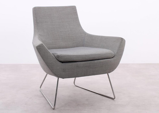 Image 1 of 4X Swedese Happy Easy Low Back Armchair Gray