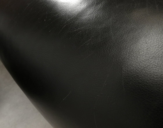 Image 1 of Set Of Cassina Maralunga 2-Seater - Black Leather