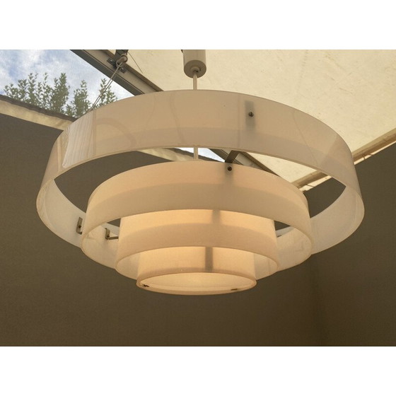 Image 1 of Vintage wasp nest shaped pendant lamp, Czechoslovakia 1970s