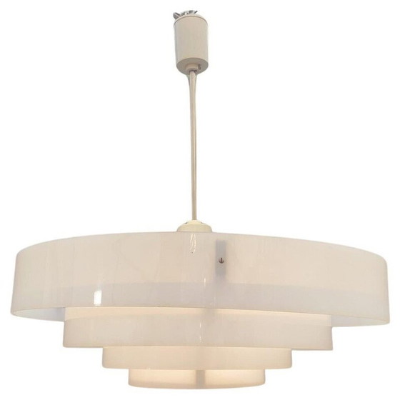 Image 1 of Vintage wasp nest shaped pendant lamp, Czechoslovakia 1970s