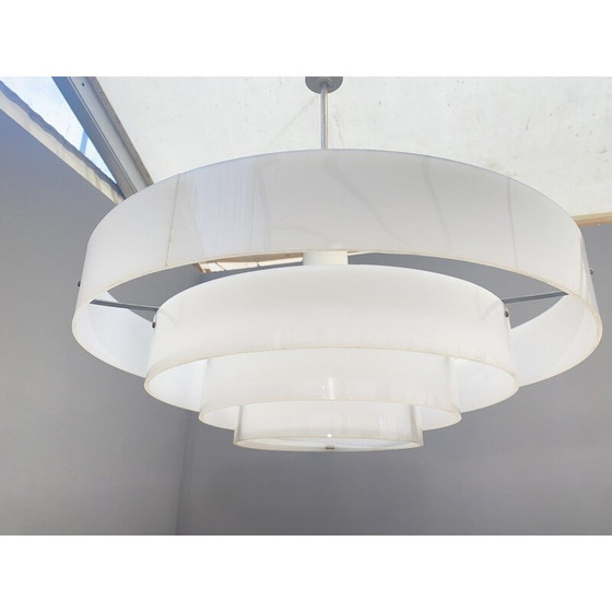 Image 1 of Vintage wasp nest shaped pendant lamp, Czechoslovakia 1970s