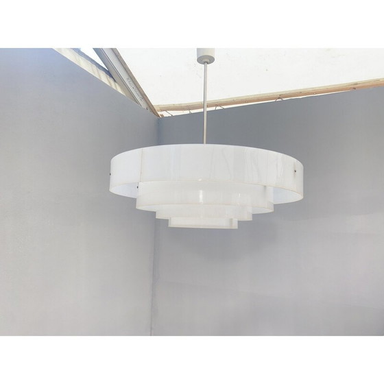 Image 1 of Vintage wasp nest shaped pendant lamp, Czechoslovakia 1970s