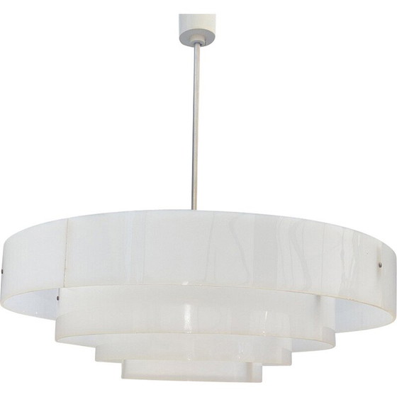 Image 1 of Vintage wasp nest shaped pendant lamp, Czechoslovakia 1970s