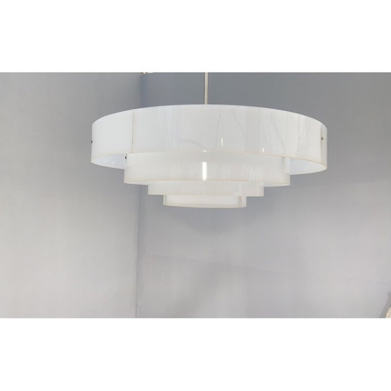 Image 1 of Vintage wasp nest shaped pendant lamp, Czechoslovakia 1970s