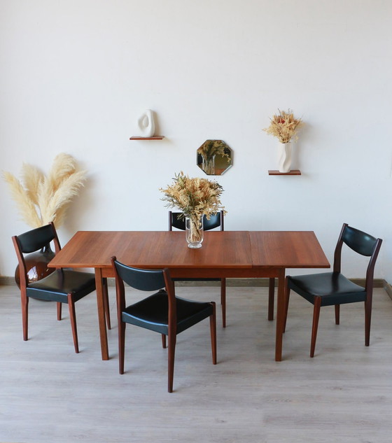 Image 1 of Rectangular Dining Table - Nils Jonsson Pour Troeds - Sweden - 1960
