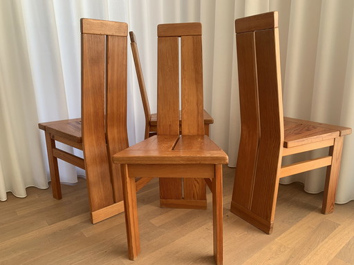 Brutalist designer chairs