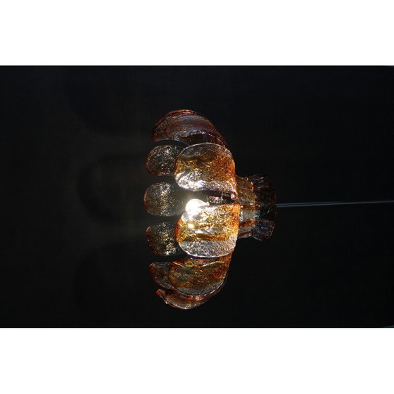 Image 1 of Vintage Murano glass chandelier by Carlo Nason for Mazzega, Italy 1970