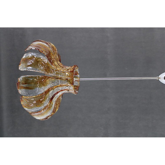 Image 1 of Vintage Murano glass chandelier by Carlo Nason for Mazzega, Italy 1970