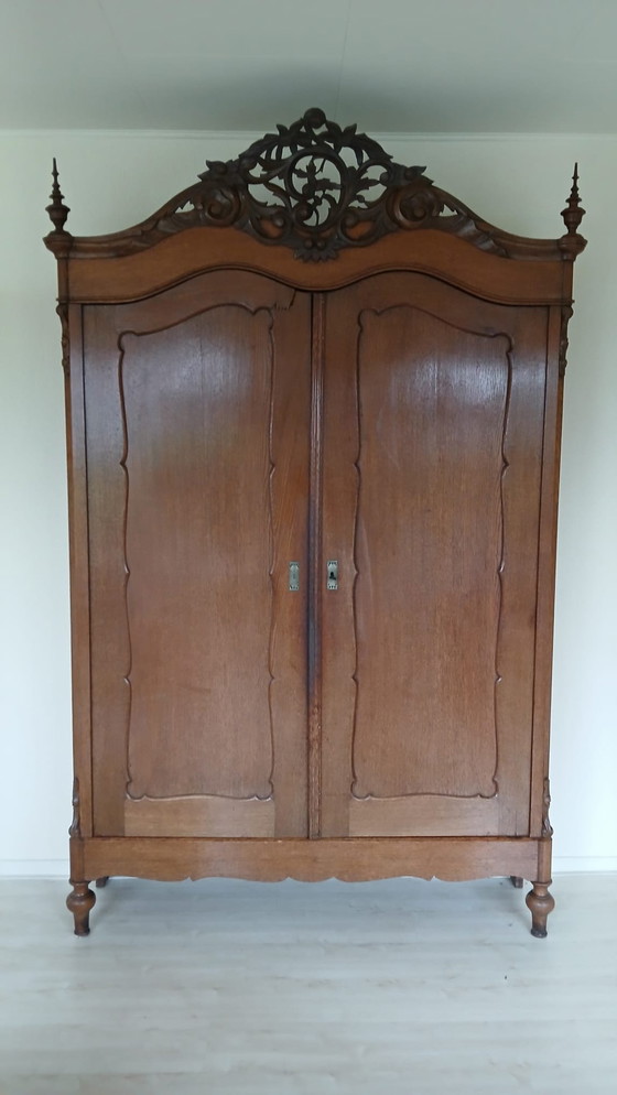 Image 1 of Antique Crown Cabinet