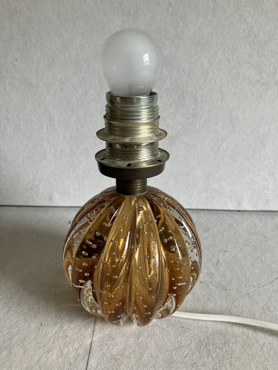 Image 1 of Archimede Seguso Murano Bullicante table lamp