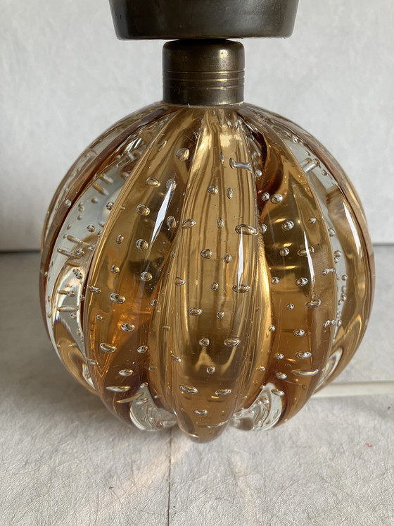 Image 1 of Archimede Seguso Murano Bullicante table lamp