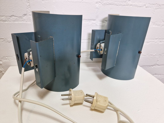 Image 1 of Pair of Philips NX45 Wall Lights, Louis Kalff