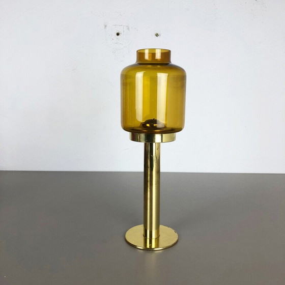 Image 1 of Vintage solid metal candlestick in brass by Hans Agne Jakobsson, Sweden 1950