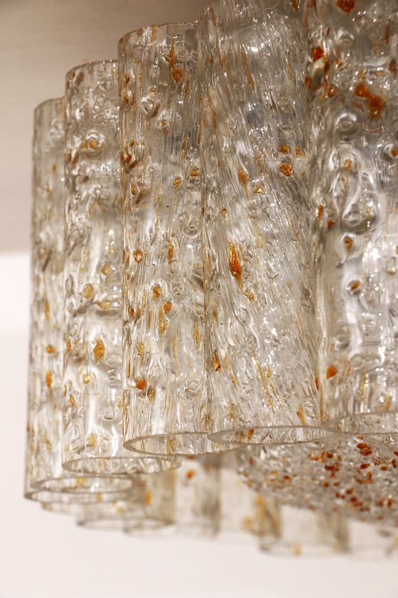 Image 1 of Mid - Century Ceiling Chandelier by Doria Leuchter