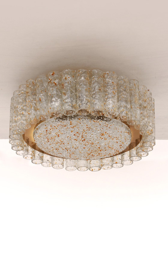 Image 1 of Mid - Century Ceiling Chandelier by Doria Leuchter