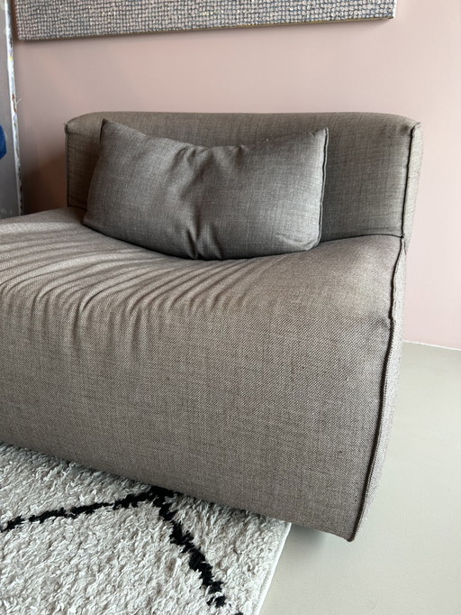 Loveseat With Footstool