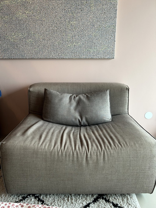 Loveseat With Footstool