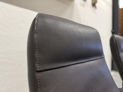 2 De Sede 50 Armchairs Neck Leather Cigarro