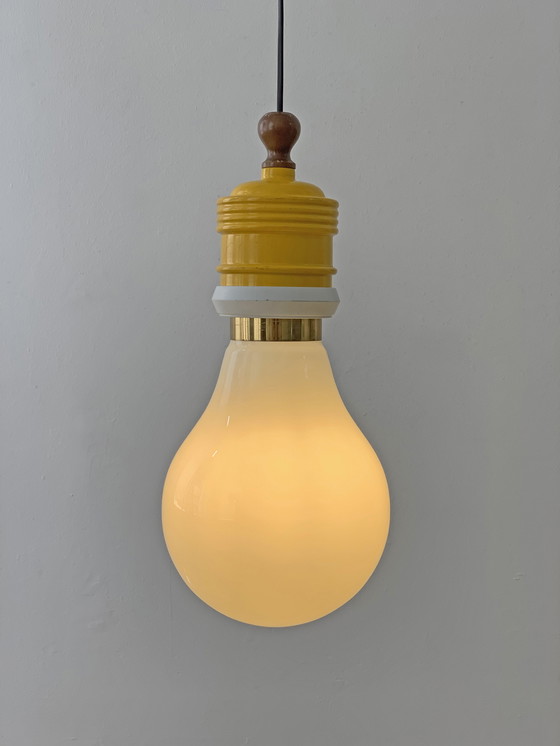 Image 1 of Pop Art Metalarte Light bulb pendant lamp