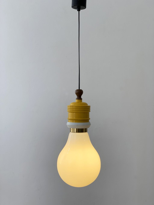 Pop Art Metalarte Light bulb pendant lamp