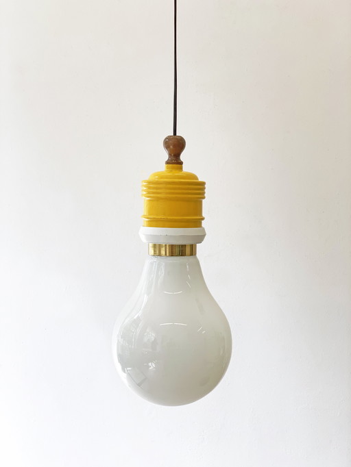 Pop Art Metalarte Light bulb pendant lamp