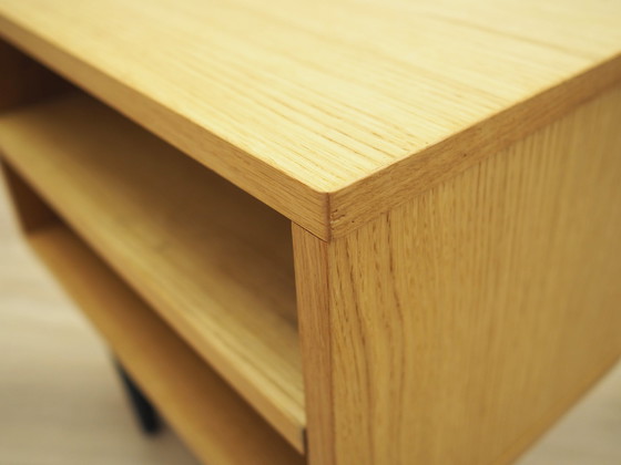 Image 1 of Oak Bedside Table, Scandinavian Design