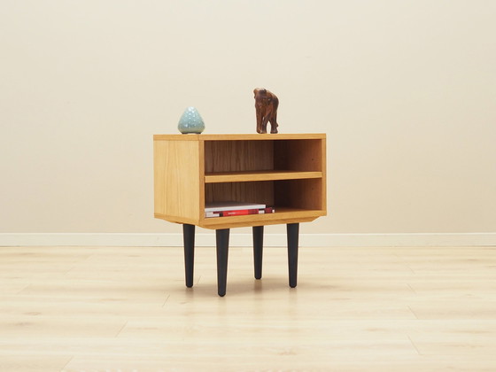 Image 1 of Oak Bedside Table, Scandinavian Design