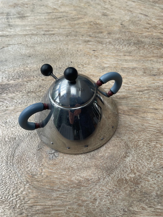 Image 1 of Alessi Michael Graves Sugar Bowl, Milk Jug And Pepper Mill