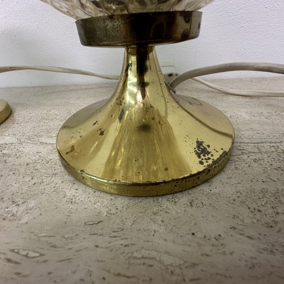 Image 1 of 2x Vintage bubble table lamp , 1970s