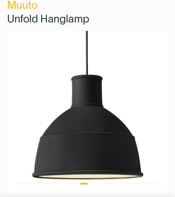 Image 1 of Muuto unfold lamp black