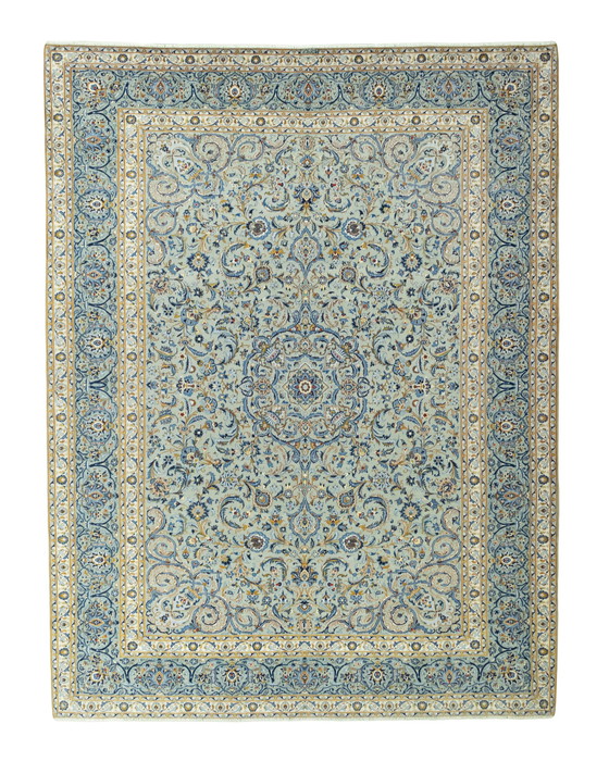 Image 1 of Hand-knotted Keshan Persian rug - 408 X 313 Cm