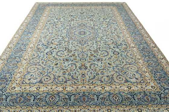 Image 1 of Hand-knotted Keshan Persian rug - 408 X 313 Cm