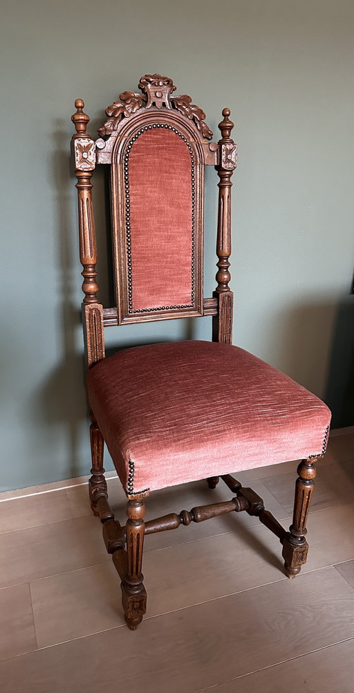 Chair Antique Reupholstered