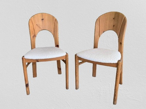 4 Pine Dining Chairs In Koefoed Style